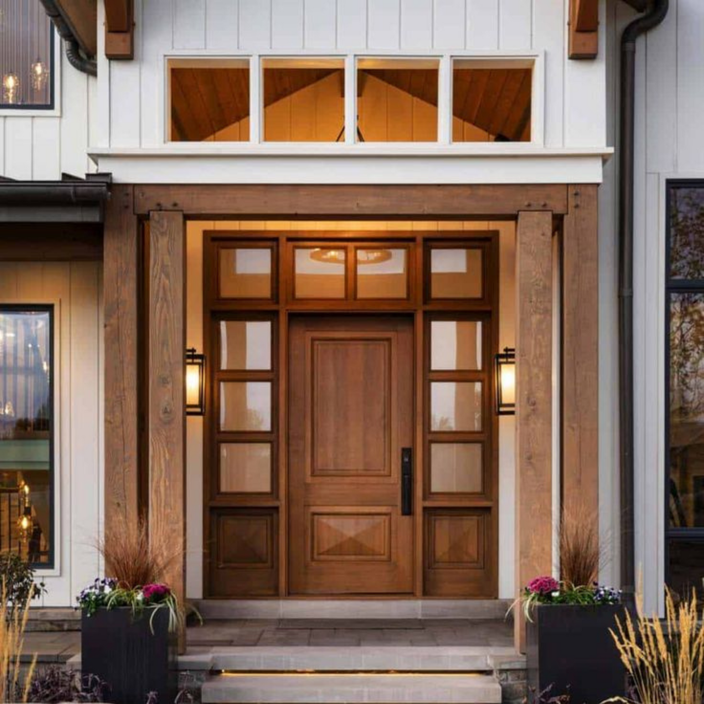 Luxury Exterior Doors -- Casen Series Wood 11