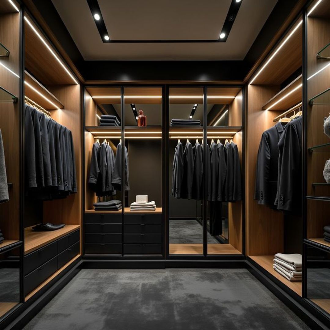 Luxury Walk In Closet -- Casen Series 03