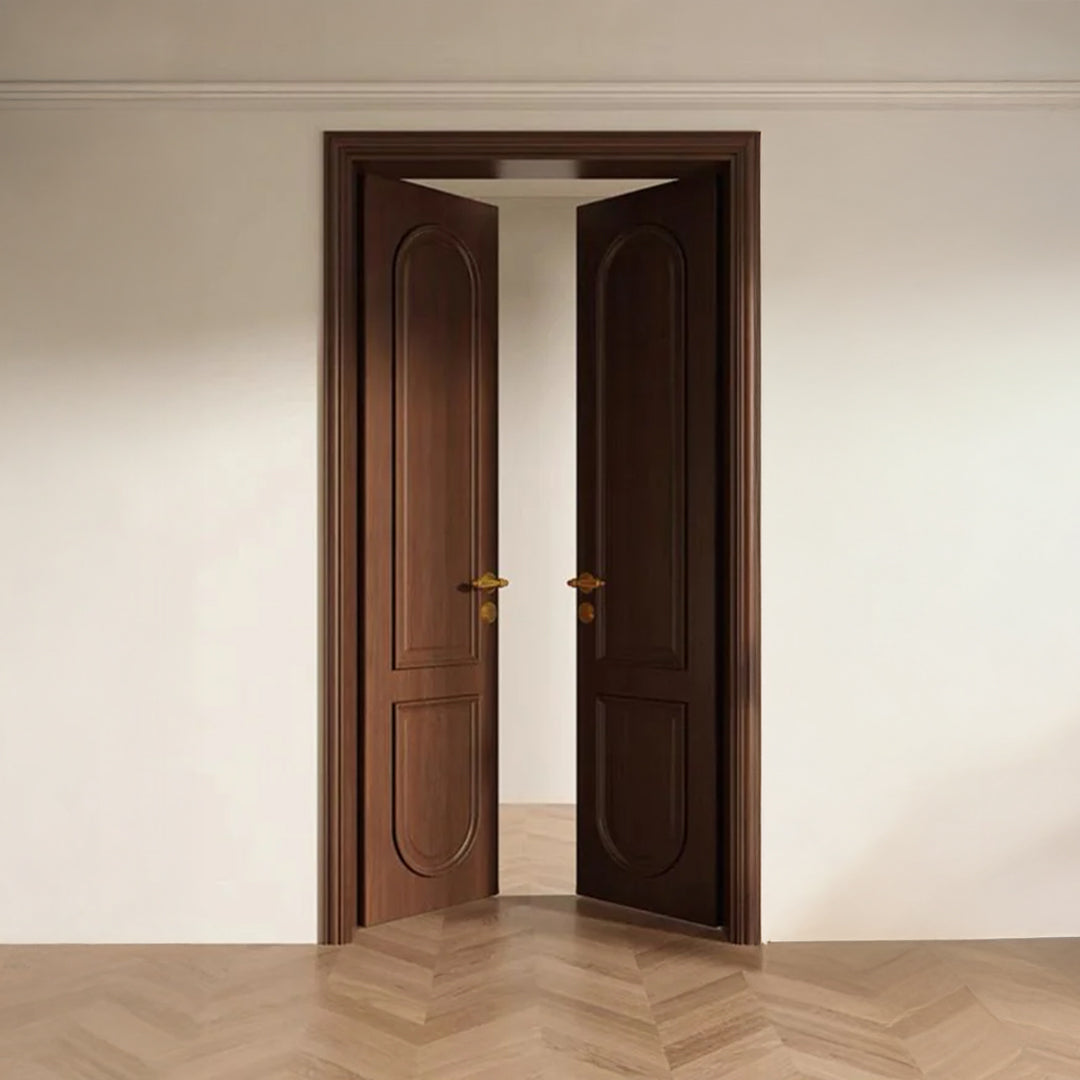 Clssic Walnut Interior Double Doors -- Windsor Series Internal 14