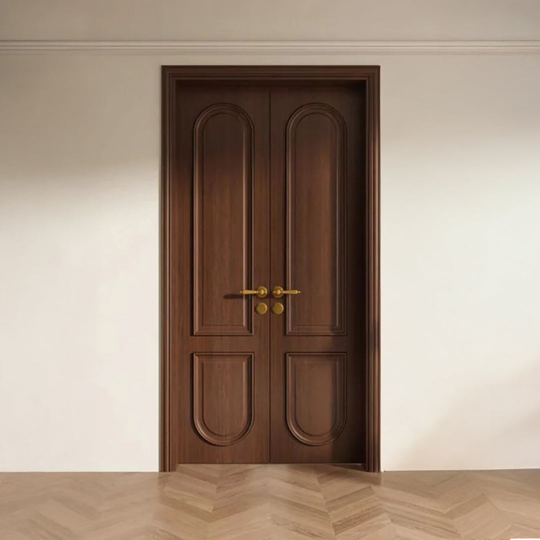 Clssic Walnut Interior Double Doors -- Windsor Series Internal 14