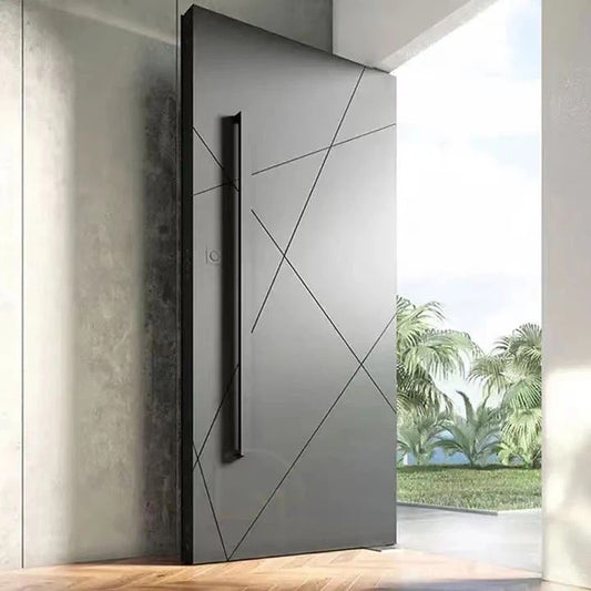 Luxury Pivot Doors - Casen Series Wood 48