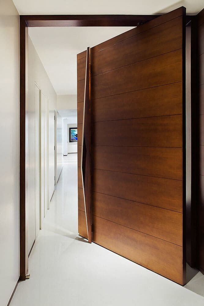 Luxury Pivot Doors -- Casen Series Wood 37