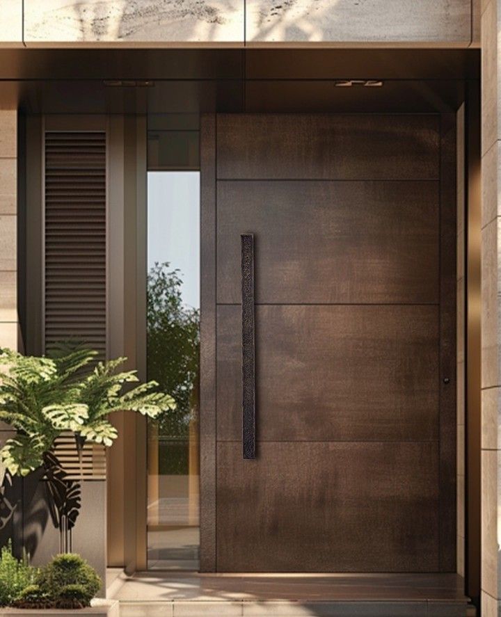 Modern Exterior Doors -- Casen Series Wood 06