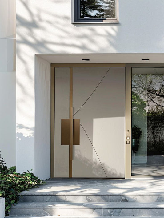 Modern Luxury Exterior Doors - Casen Series Wood 08