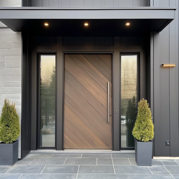 Luxury Exterior Doors -- Casen Series Wood 21