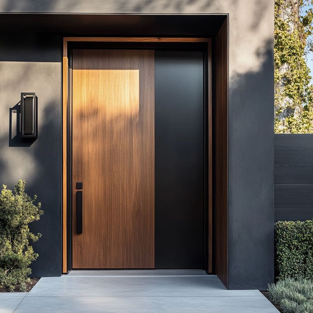 Wooden Look Metal Doors -- Casen Series 16