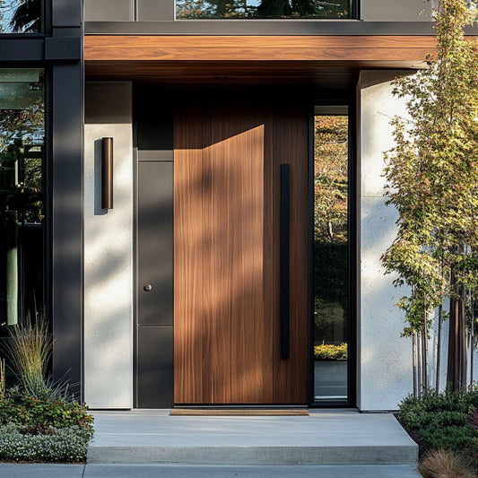 Wooden Look Metal Doors -- Casen Series Metal 26