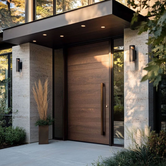 Wooden Look Metal Doors -- Casen Series Metal 25