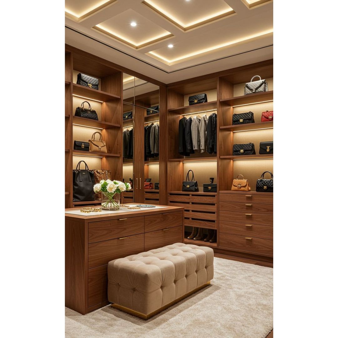 Luxury Walk In Closet -- Casen Series 16
