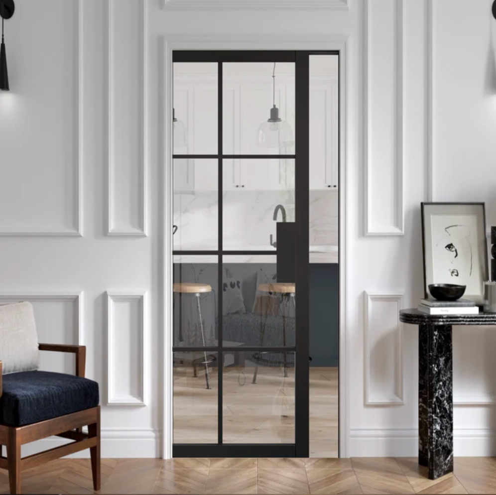 Interior Sliding Pocket French Doors New Modern Narrow Side Sliding