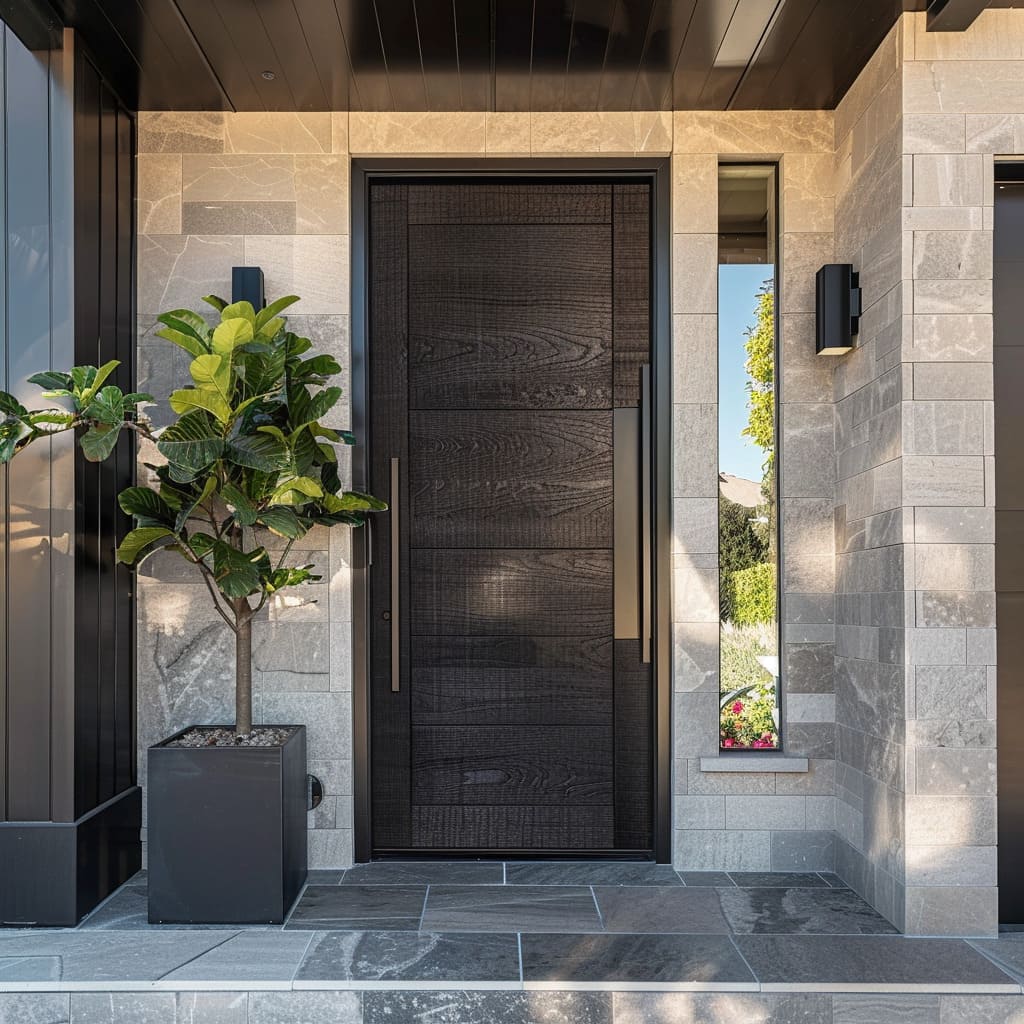 Luxury Wooden Exterior Doors - Casen Series Wood 36