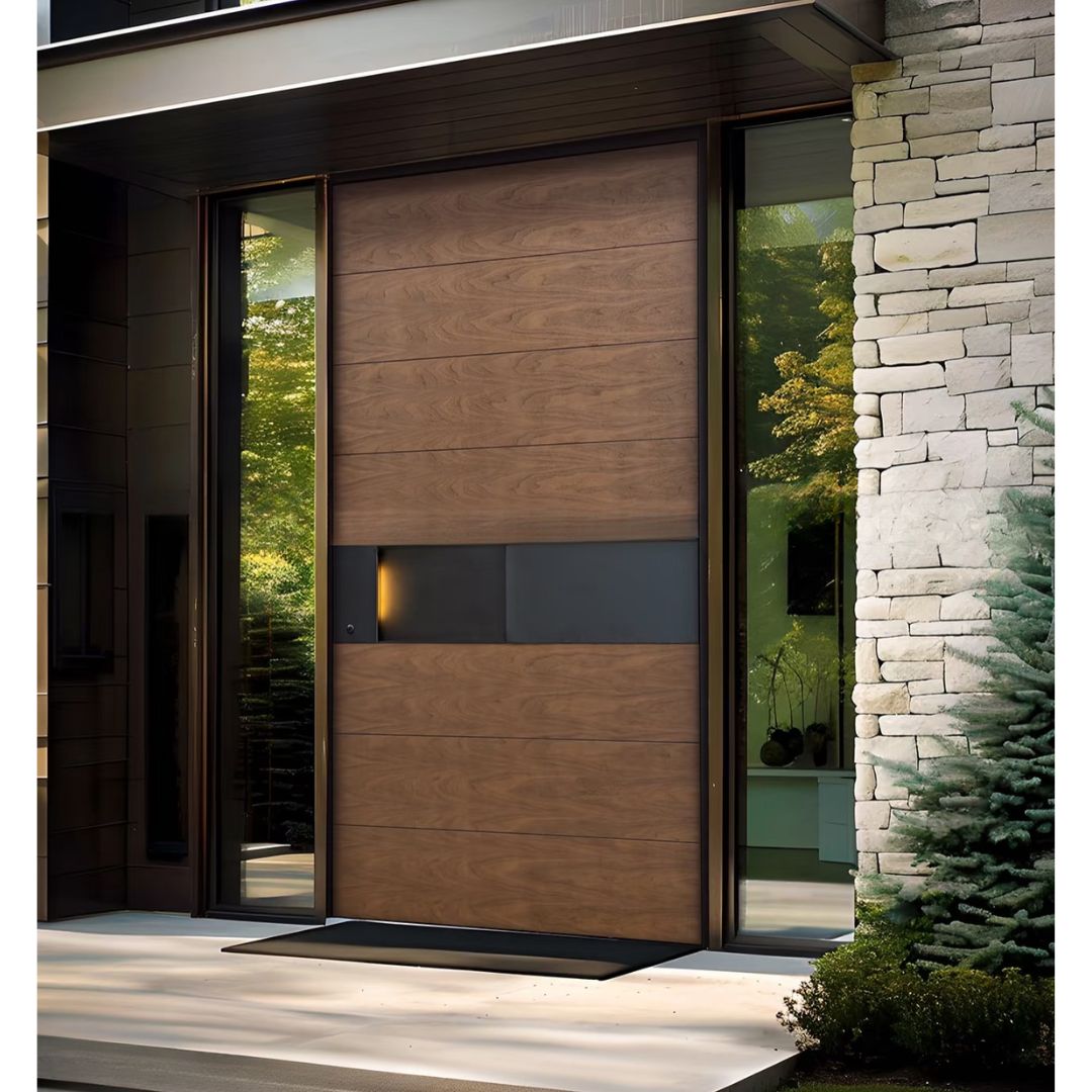 Wooden Look Metal Doors -- Casen Series 23
