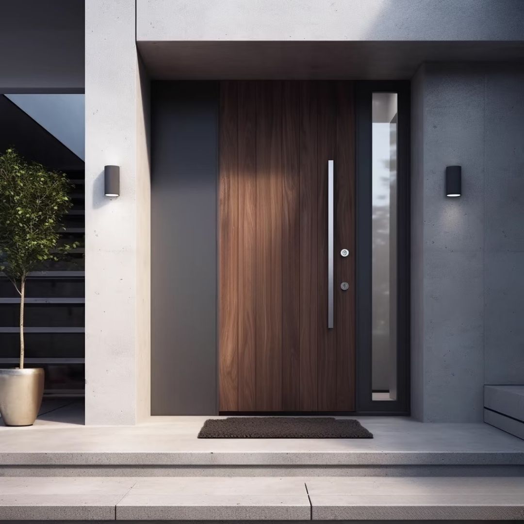 Luxury Exterior Doors -- Casen Series Wood 13