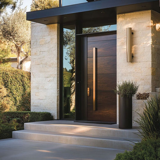 Wooden Look Metal Doors -- Casen Series Metal 23