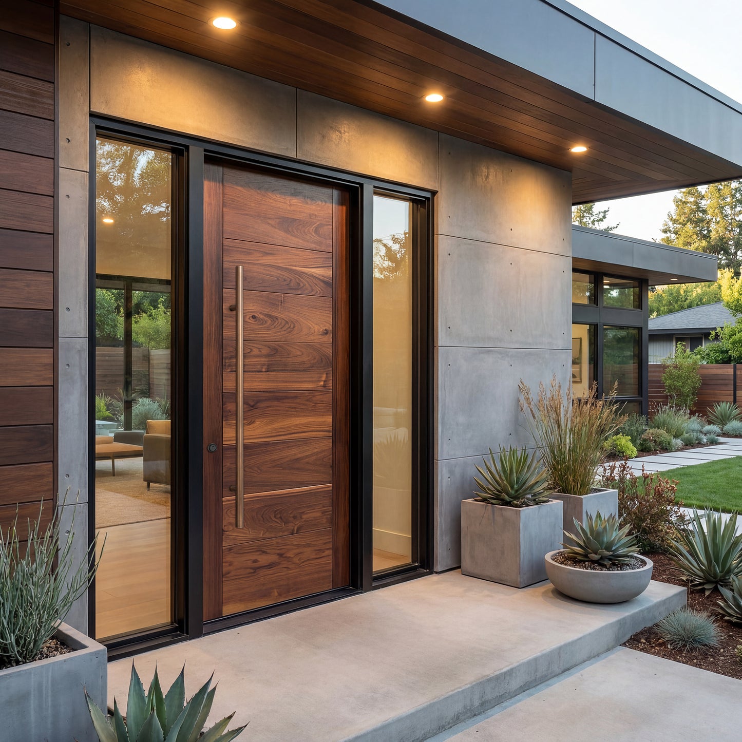 Solid Core Exterior Doors - Casen Series Wood 23
