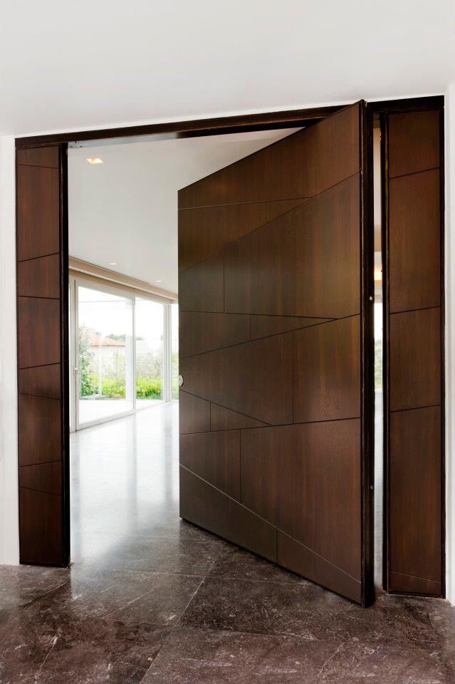 Luxury Pivot Doors -- Casen Series Wood 41