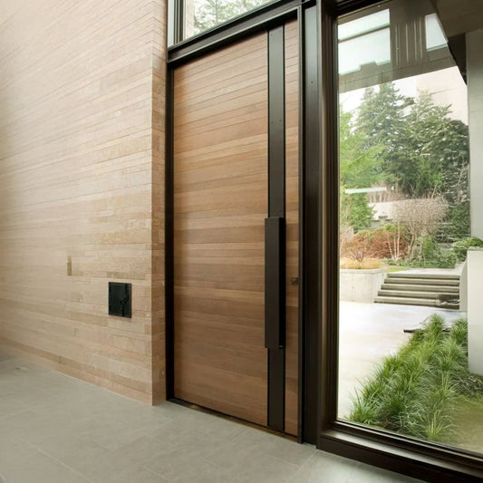 Wooden Look Metal Doors -- Casen Series Metal 02