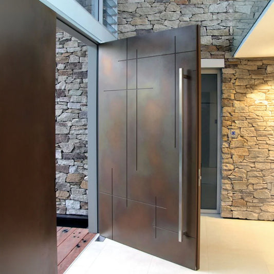 Rusted Patina Metal Doors -- Casen Series Metal 07