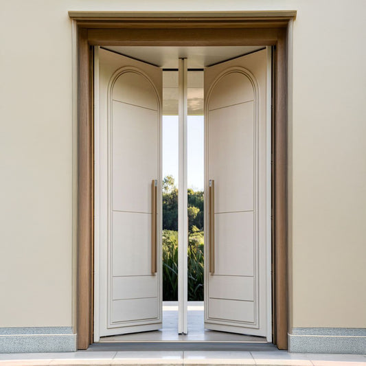 Luxury Exterior Double Doors -- Casen Series Wood 39