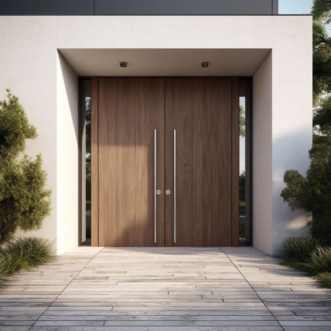 Modern Exterior Doors -- Casen Series Wood 28
