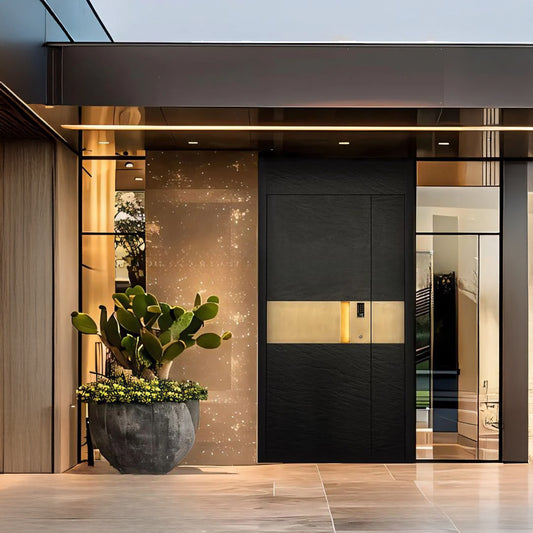 Luxury Concreate Finish Metal Doors -- Casen Series Metal 30