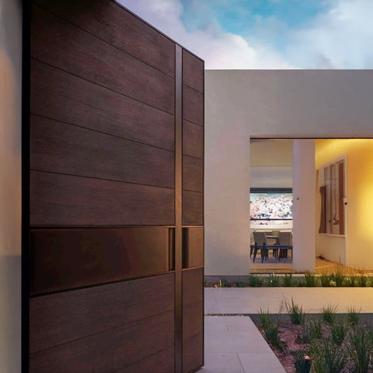 Luxury Wooden Look Metal Doors -- Casen Series Metal 11