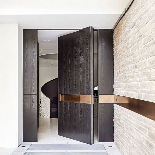 Luxury Wooden Look Metal Door -- Casen Series Metal 01