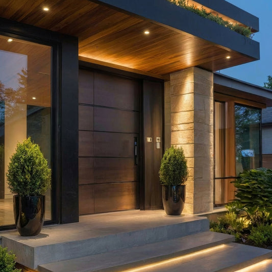 Luxury Wooden Look Metal Doors -- Casen Series Metal 06