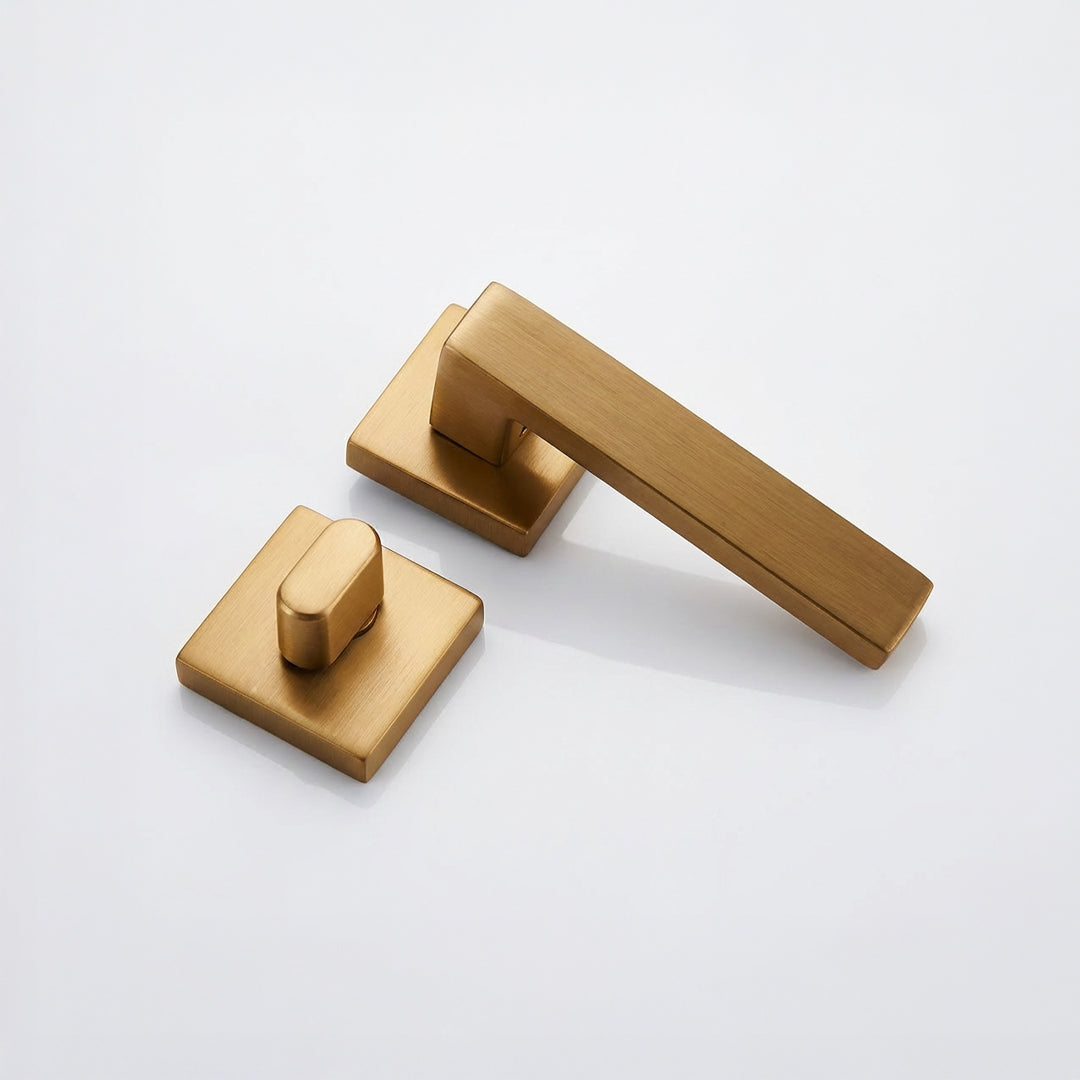 Antique Brass Internal Luxury Lock Set 02 - Casen Doors