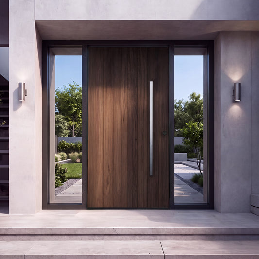 Luxury Exterior Doors -- Casen Series Wood-Look 13
