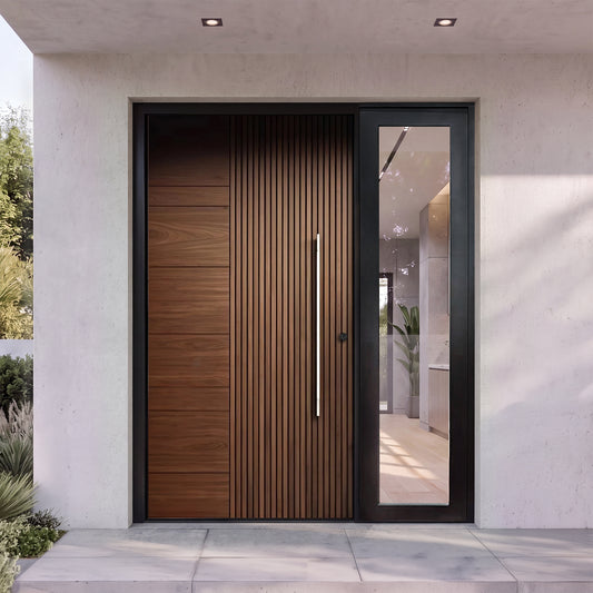 Luxury Exterior Doors - Casen Series Wood-Look 20