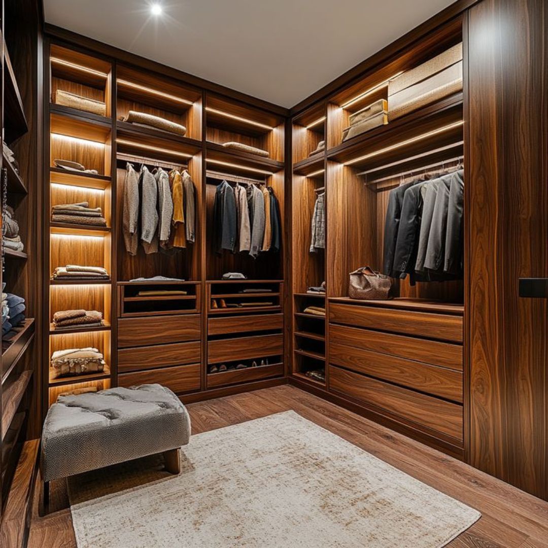 Luxury Walk In Closet -- Casen Series 09