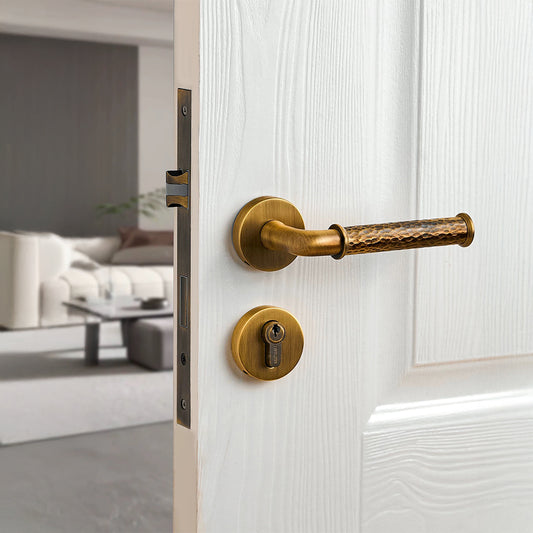 Luxury Hammer Pattern Internal Door Lock 11 - Casen Doors