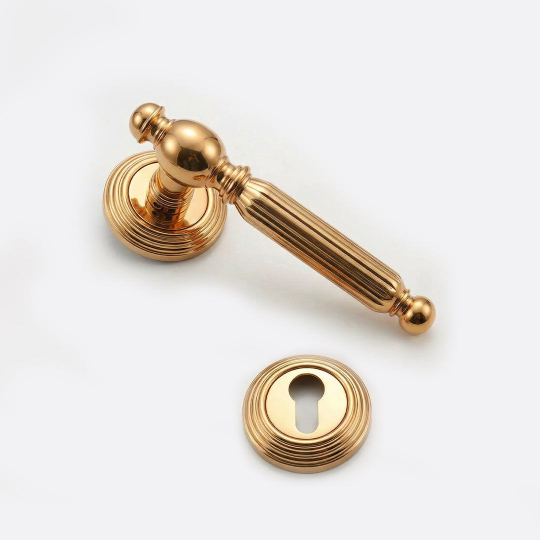 Luxury Antique Brass Internal Door Lock 12 - Casen Doors