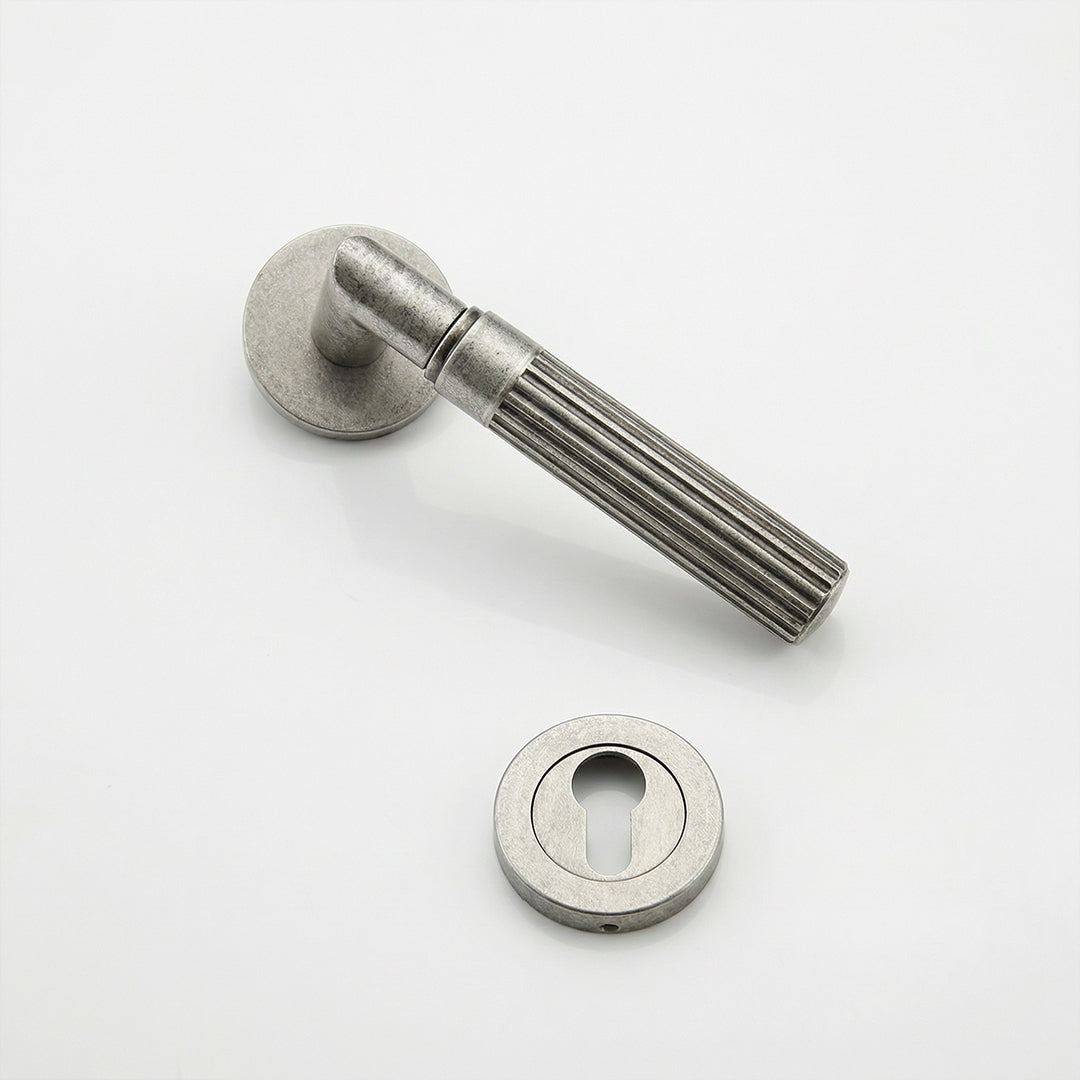 Luxury Antique Silver Internal Door Lock 14 - Casen Doors