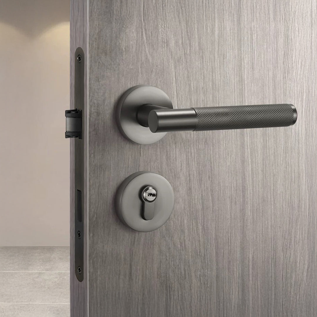 Luxury Gunmetal Grey Internal Door Lock 15 - Casen Doors