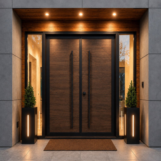 Luxury Exterior Doors -- Casen Series Wood 01