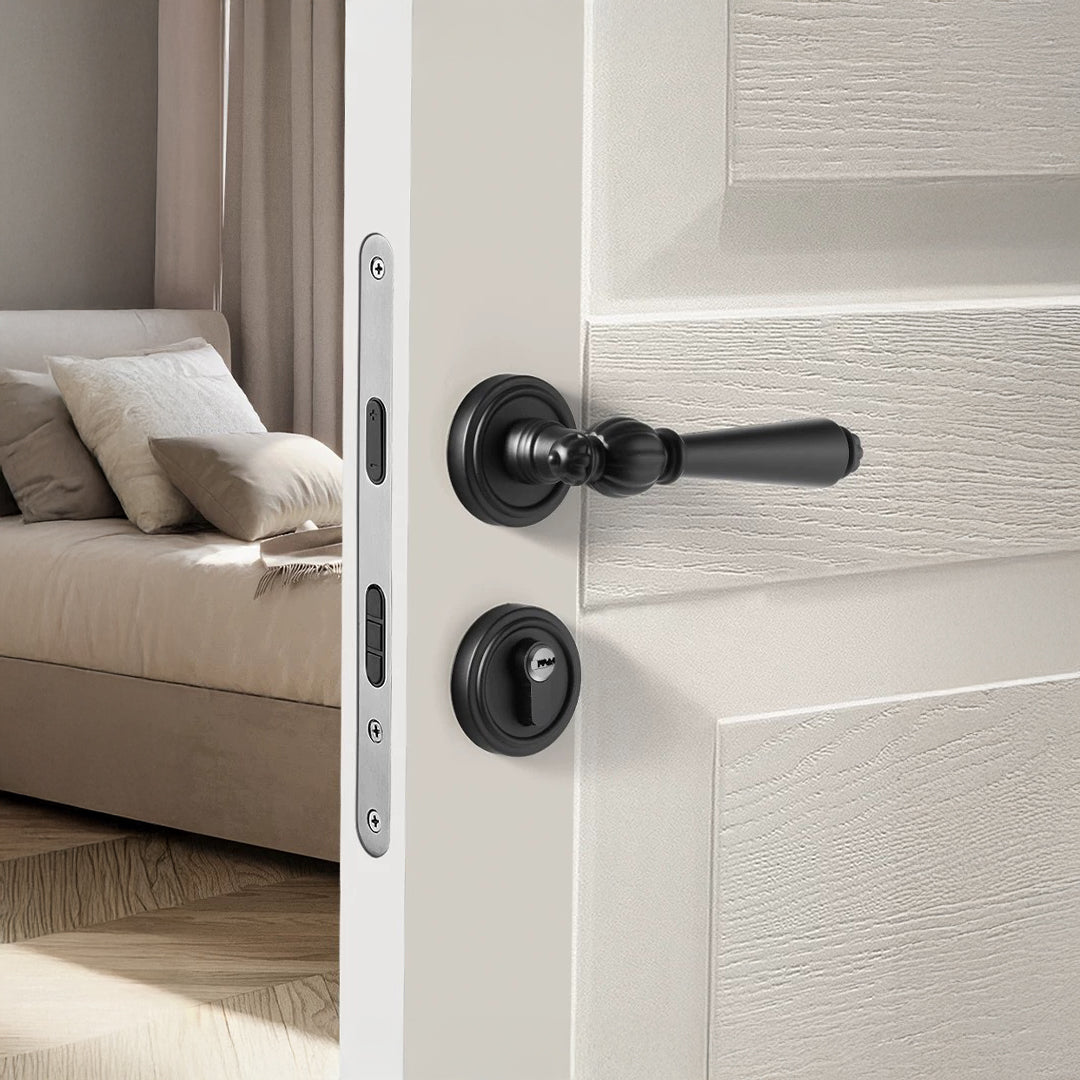 Luxury Black Internal Door Lock 19 - Casen Doors