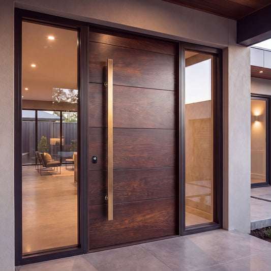 Wooden Look Metal Doors -- Casen Series Metal 23