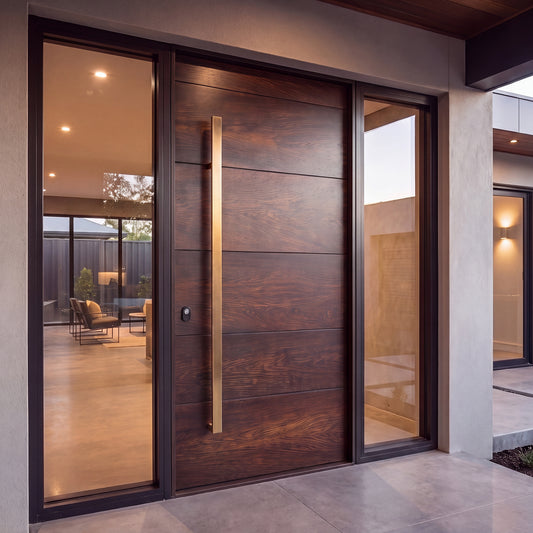 Wooden Look Metal Doors -- Casen Series Metal 23