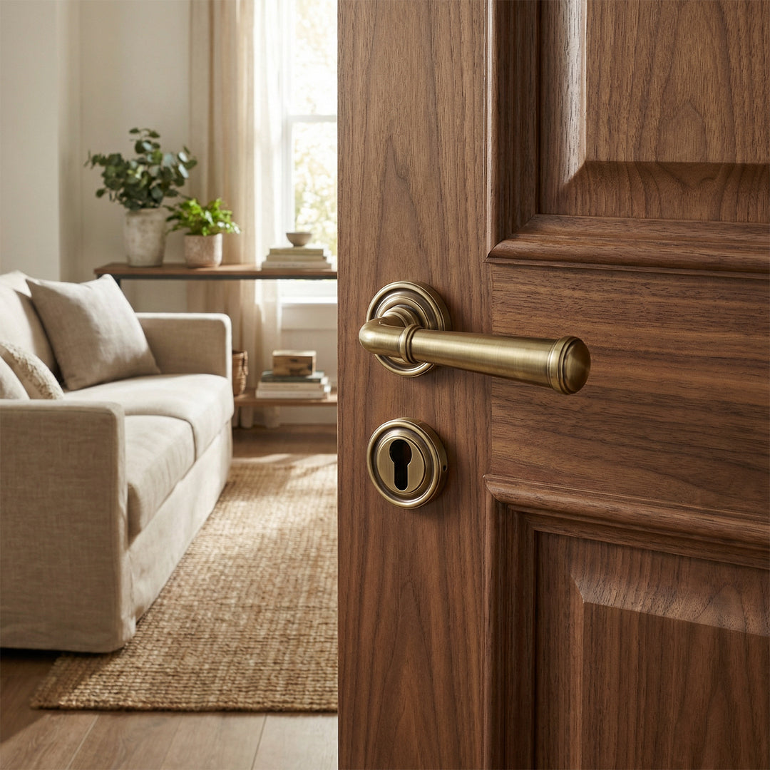 Luxury Antique Brass Intenral Door Lock 20 - Casen Doors