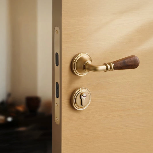 Luxury Walnut Internal Door Lock 29 - Casen Doors