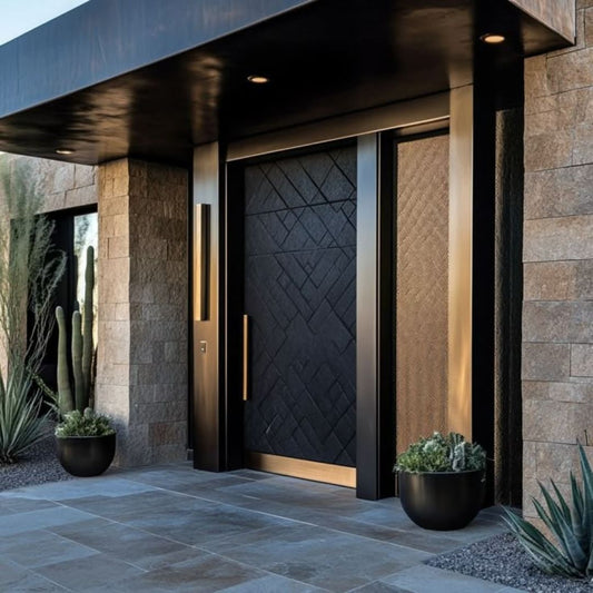 Luxury Concrete Metal Doors -- Casen Series 03