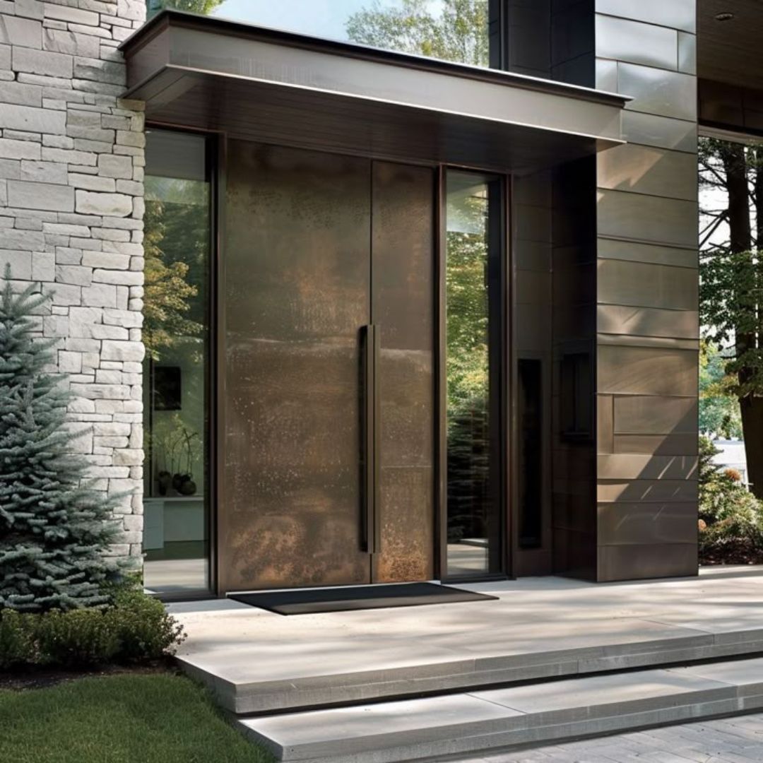Rusted Patina Metal Doors -- Casen Series Metal 15