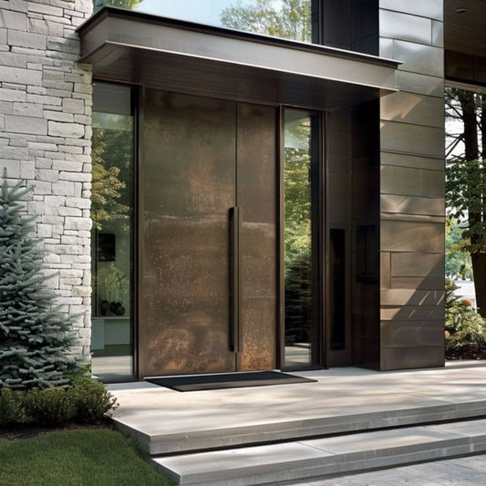 Rusted Patina Metal Doors -- Casen Series Metal 15