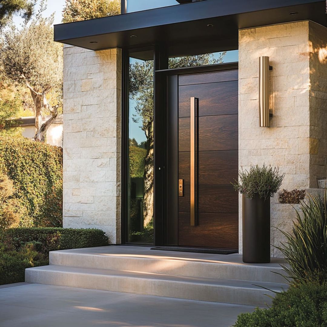 Wooden Look Metal Doors -- Casen Series Metal 23